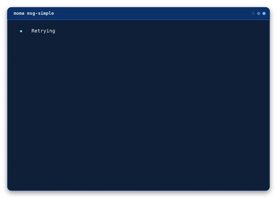 msg-simple output, example 3 of 4