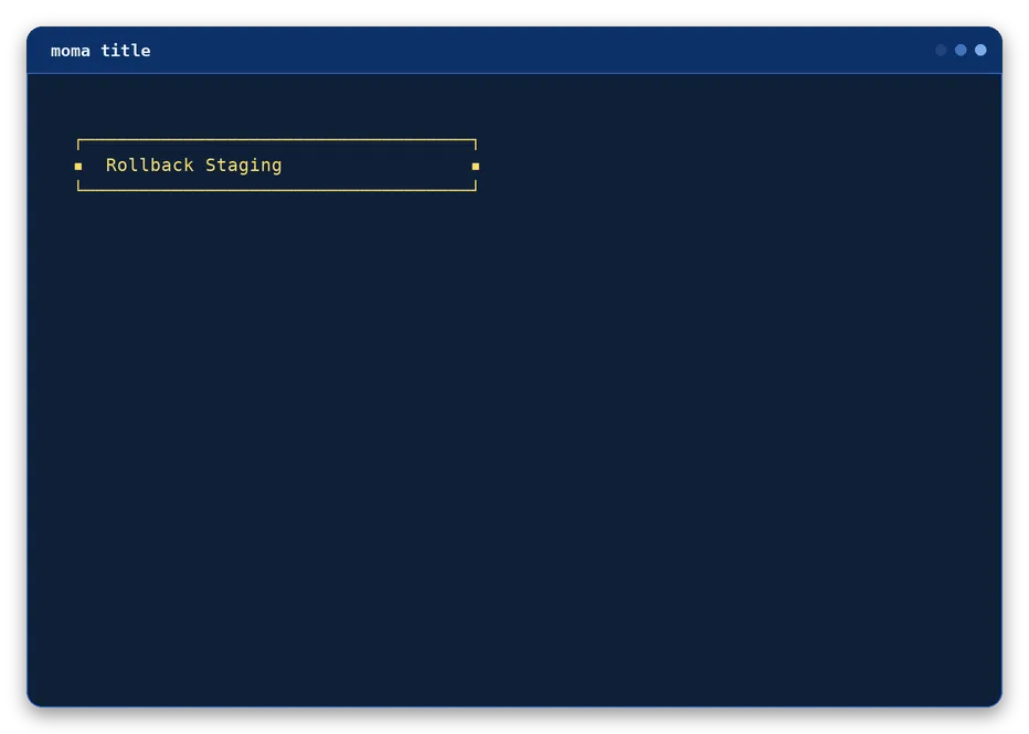 title output, example 3 of 4