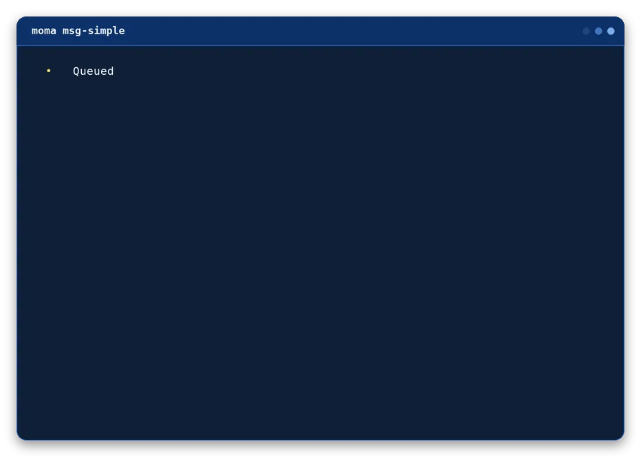 msg-simple output, example 4 of 4