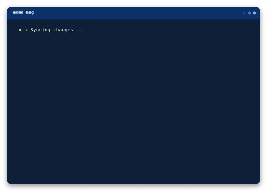 msg output, example 4 of 4