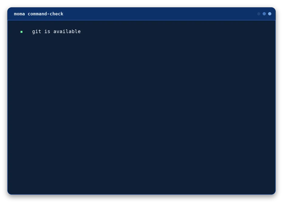command-check output, example 4 of 4