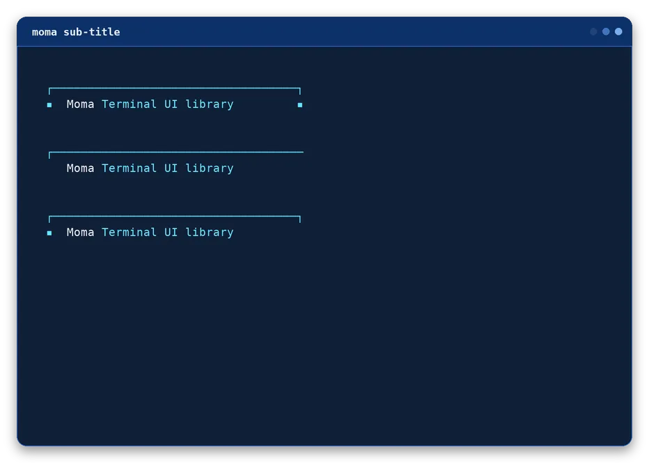 sub-title output, example 1 of 4