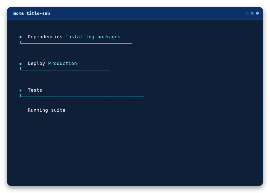 title-sub output, example 1 of 4